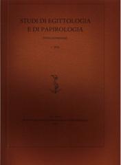 STUDI DI EGITTOLOGIA E DI PAPIROLOGIA Tomo 2004 Vol.1