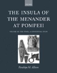 THE INSULA OF THE MENANDER AT POMPEII. VOLUME III: THE FINDS