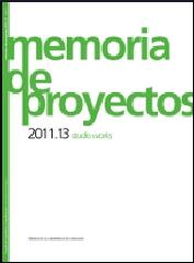 MEMORIA DE PROYECTOS 2011.13