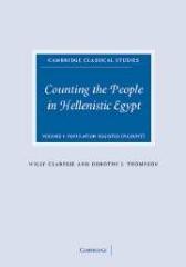 COUNTING THE PEOPLE IN HELLENISTIC EGYPT. 2 VOLUME SET
