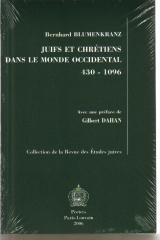 JUIFS ET CHRÉTIENS DANS LE MONDE OCCIDENTAL 430-1096