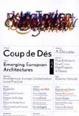 COUP DE DÉS "EMERGING EUROPEAN ARCHITECTURES. ISSUE 2"