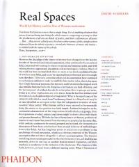 REAL SPACES : WORLD ART HISTORY AND THE RISE OF WESTERN MODERNISM