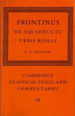 FRONTINUS DE AQUAEDUCTU URBIS ROMAE