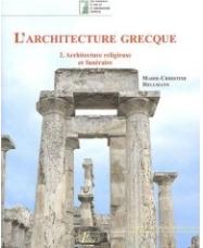 L'ARCHITECTURE GRECQUE VOL. 2. ARCHITECTURE RELIGIEUSE ET FUNERAIRE