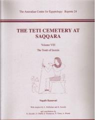 THE TETI CEMETERY AT SAQQARA VIII: THE TOMB OF INUMIN