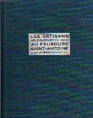LES ARTISANS DÉCORATEURS DU BOIS AU FAUBOURG SAINT-ANTOINE SOUS LE RÉGIME DE LOUIS XIV