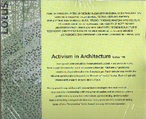 LOTUS 145 ACTIVISM IN ARCHITECTURE