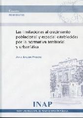 LIMITACIONES AL CRECIMIENTO POBLACIONAL Y ESPACIAL ESTABLECIDAS POR LA NORMATIVA TERRITORIAL Y URBANISTI