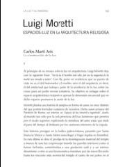 ESPACIOS-LUZ EN LA ARQUITECTURA RELIGIOSA