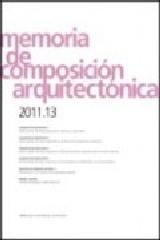 MEMORIA DE COMPOSICIÓN ARQUITECTÓNICA 2011.13