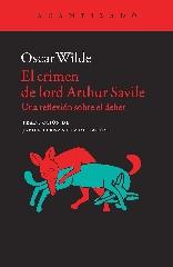 EL CRIMEN DE LORD ARTHUR SAVILE "UNA REFLEXIÓN SOBRE EL DEBER"