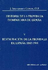 HISTORIA DE LA PROVINCIA DOMINICANA EN ESPAÑA V