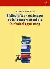 BIBLIOGRAFÍA EN RESÚMENES DE LA LITERATURA ESPAÑOLA