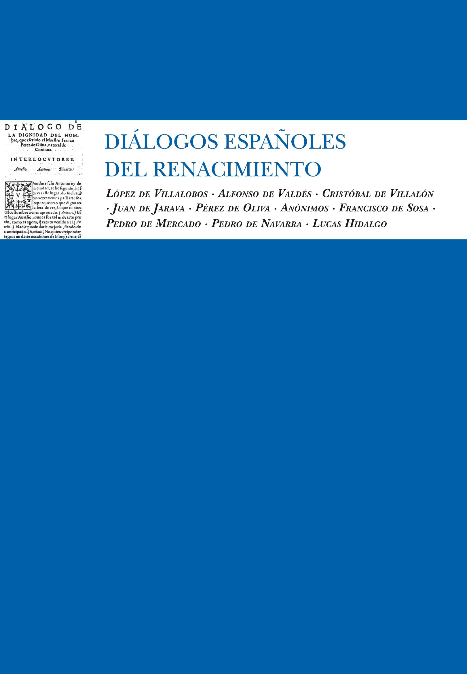 DIÁLOGOS ESPAÑOLES DEL RENACIMIENTO