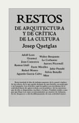 RESTOS DE ARQUITECTURA Y  DE CRITICA DE LA CULTURA