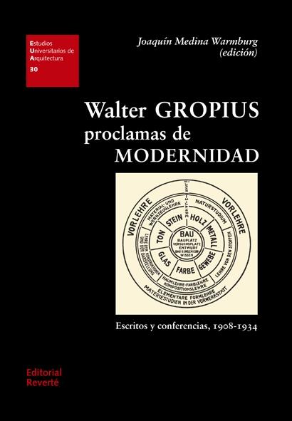 WALTER GROPIUS. PROCLAMAS DE MODERNIDAD "Escritos y conferencias, 1908-1934"