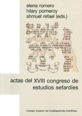 ACTAS DEL XVIII CONGRESO DE ESTUDIOS SEFARDÍES