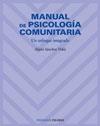 MANUAL DE PSICOLOGÍA COMUNITARIA "Un enfoque integrado"