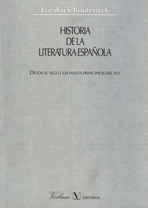 HISTORIA DE LA LITERATURA ESPAÑOLA