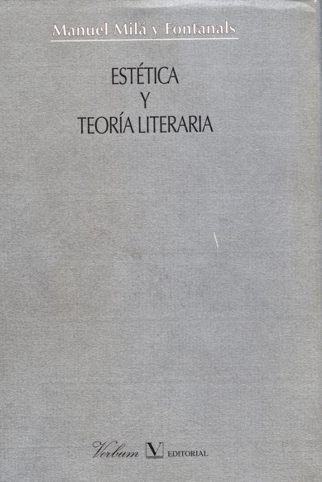 ESTÉTICA Y TEORÍA LITERARIA