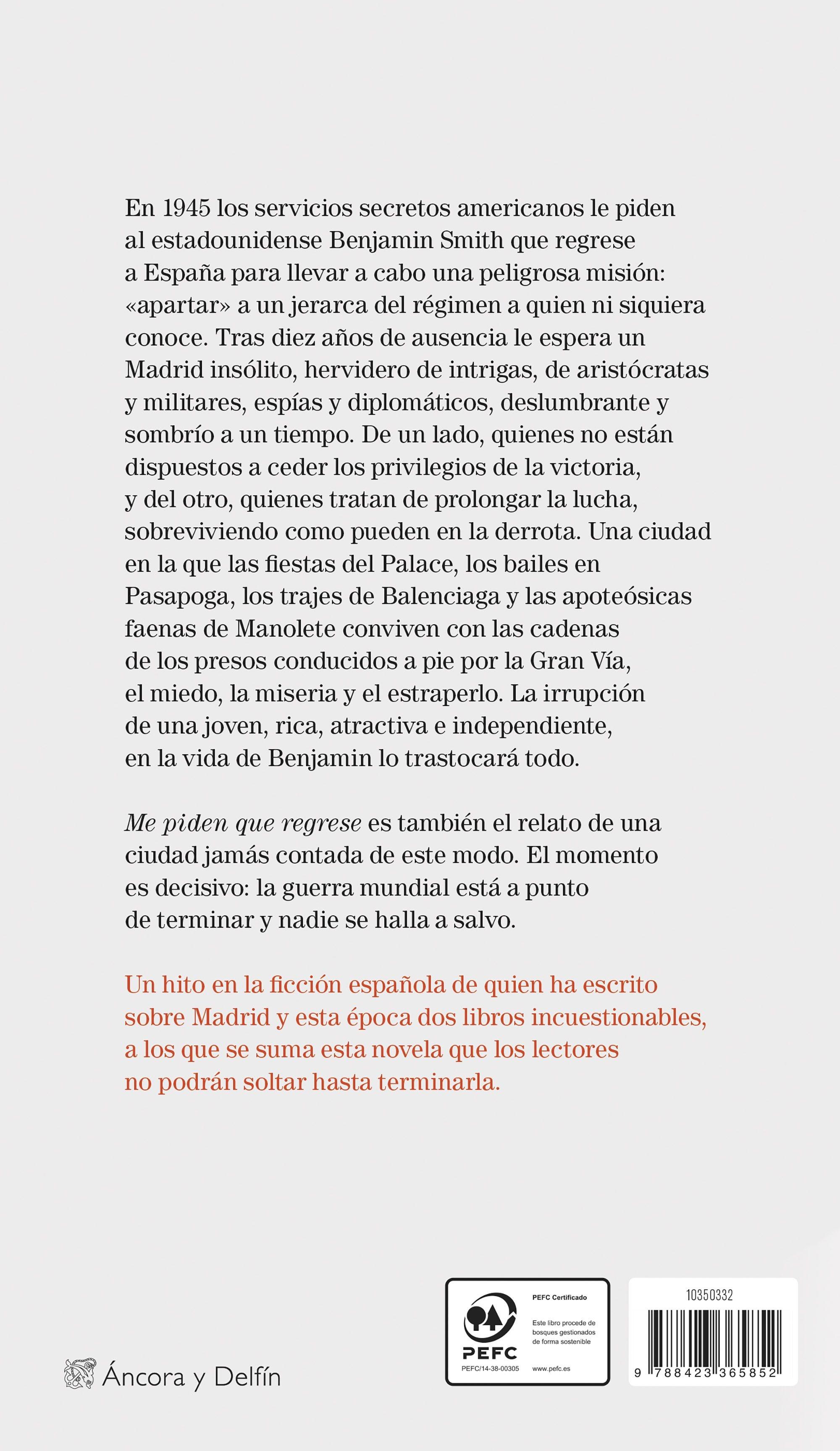 Me piden que regrese