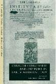 CHURCH, CENSORSHIP AND CULTURE IN EARLY MODERN ITALY