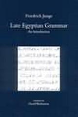 LATE EGYPTIAN GRAMMAR AN INTRODUCTION