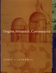 ORIGINS, IMITATION, CONVENTIONS REPRESENTATION IN THE VISUAL ARTS