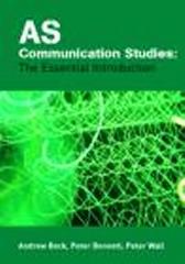 COMMUNICATION STUDIES : THE ESSENTIAL RESOURCE