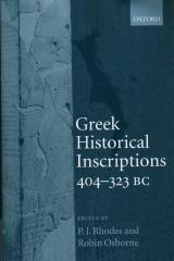 GREEK HISTORICAL INSCRIPTIONS 404-323 BC