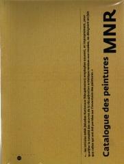 CATALOGUE DES PEINTURES MNR