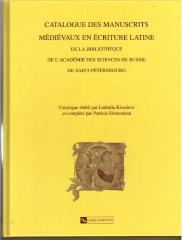 CATALOGUE DES MANUSCRITS MÉDIÉVAUX EN ÉCRITURE LATINE DE LA BIBLIOTHÈQUE DE L'ACADÉMIE DES SCIENCES DE R