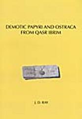 DEMOTIC PAPYRI AND OSTRACA FROM QASR IBRIM