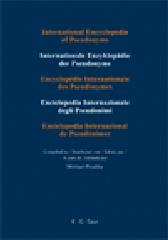 INTERNATIONAL ENCYCLOPEDIA OF PSEUDONYMS= ENCIC. INTERN. PSEUDÓNIMOS. Vol.3 "PART I REAL NAMES. BAND 3: DIBATTISTA - GOSIOROVSK"