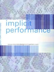 CONCRETE DESIGN BOOK ON IMPLICIT PERFORMANCE