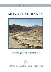 MONS CLAUDIANUS OSTRACA GRAECA ET LATINA IV